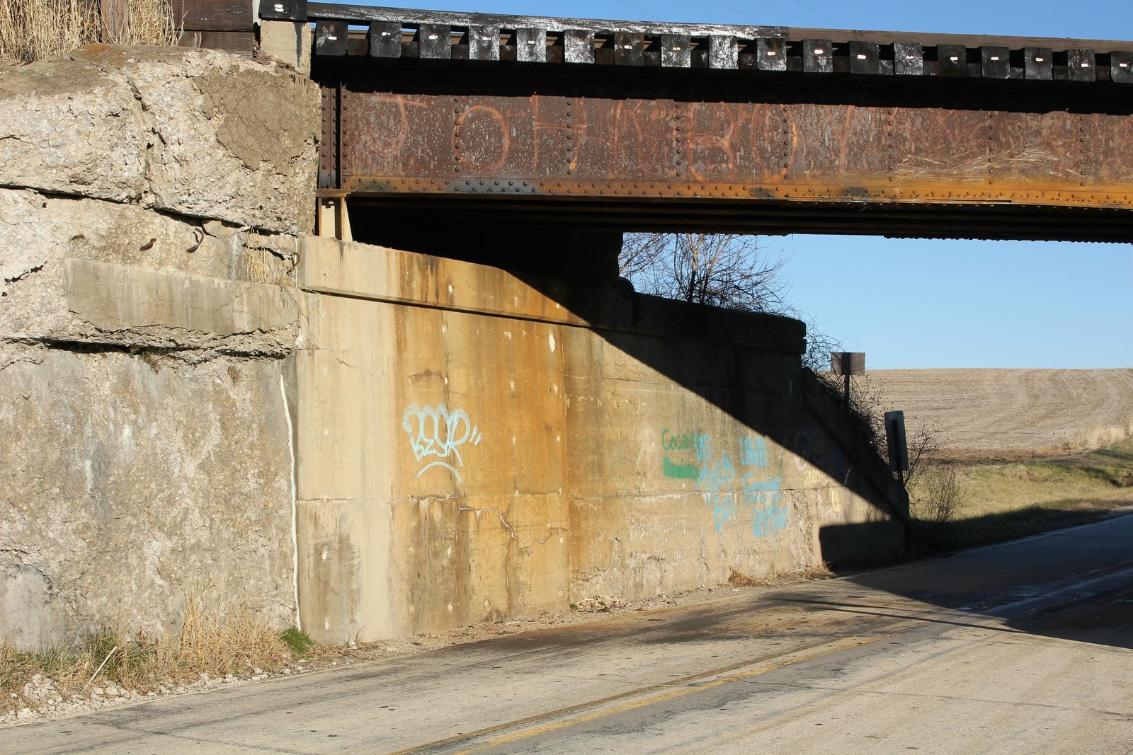 West abutment